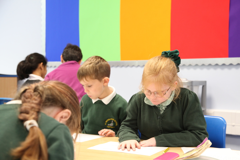 Children in classroom